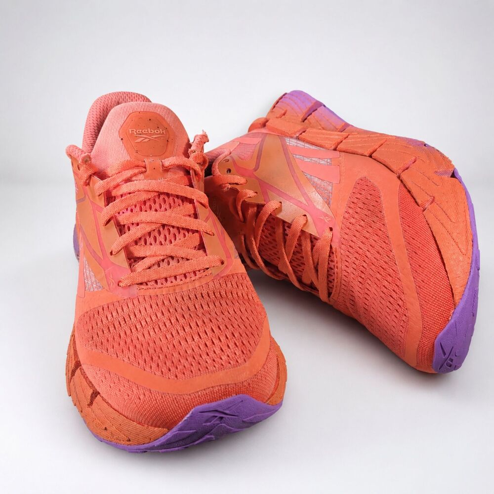 Reebok Floatzig X1 Women’s 8.5 Running Shoes Orange Purple 100206733